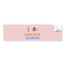 I Love Andover, IL Bumper Sticker
