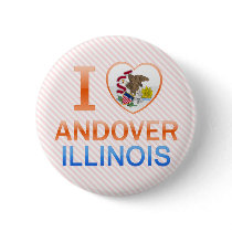 I Love Andover, IL Pinback Button