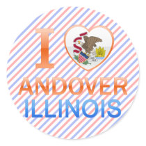 I Love Andover, IL Sticker