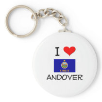 I Love ANDOVER Kansas Key Chains