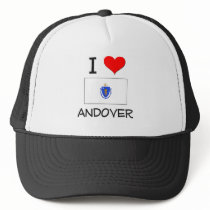 I Love Andover Massachusetts Mesh Hats
