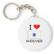 I Love Andover Massachusetts Key Chains