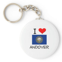 I Love Andover New Hampshire Key Chains
