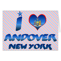 I love Andover, New York Cards