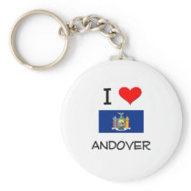 I Love Andover New York Keychain