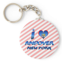 I love Andover, New York Key Chain