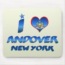 I love Andover, New York Mousepads