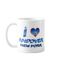I love Andover, New York Mugs
