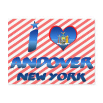 I love Andover, New York Post Card