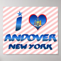 I love Andover, New York Poster