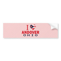 I love Andover, Ohio Bumper Stickers