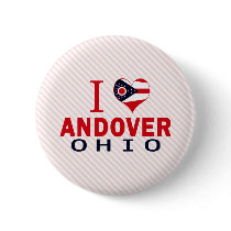 I love Andover, Ohio Pins