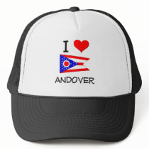 I Love Andover Ohio Hat