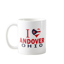 I love Andover, Ohio Coffee Mugs
