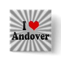 I Love Andover, United States Pin