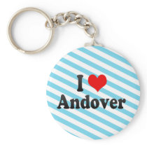 I Love Andover, United States Key Chains