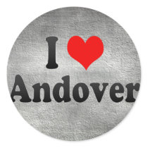 I Love Andover, United States Stickers