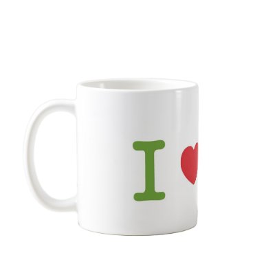 i love android mug by DEADMOUZ
