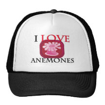I Love Anemones Mesh Hat