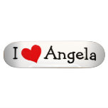 I Love Angela Skateboard