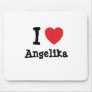 I love Angelika heart T-Shirt Mouse Mats