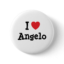 I love Angelo heart custom personalized buttons