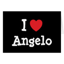 I love Angelo heart custom personalized cards