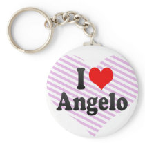 I love Angelo Keychain