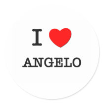 I Love Angelo stickers