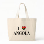 I Love Angola Canvas Bags