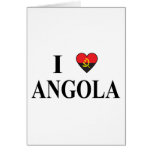 I Love Angola Greeting Card