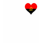 I Love Angola Heart Tee Shirt