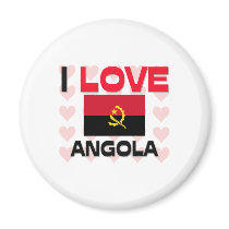 I Love Angola magnets
