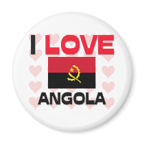 I Love Angola magnets