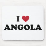 I Love Angola Mouse Pads