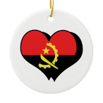 I Love Angola Ornament
