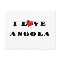 I Love Angola Postcard