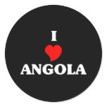 I Love Angola Sticker