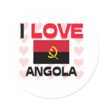 I Love Angola stickers