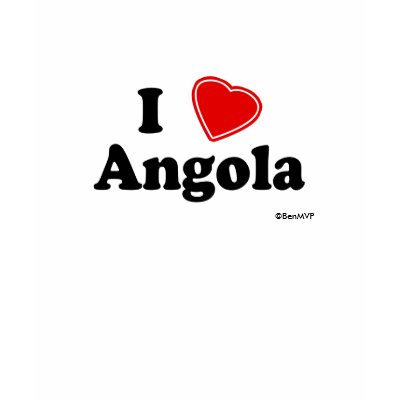 I Love Angola T Shirt by Rep_Yo_City