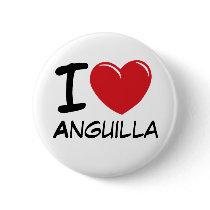 I Love Anguilla Buttons