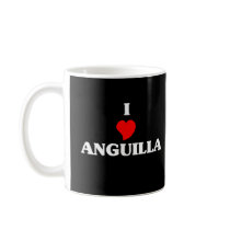 I Love Anguilla Coffee Mug