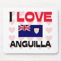 I Love Anguilla mousepads by tshirtshirts I Love Anguilla mousepads