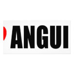 I Love Anguilla Photo Greeting Card