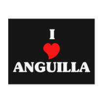 I Love Anguilla Post Card
