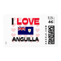 I Love Anguilla Postage