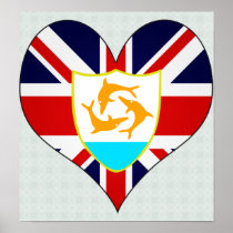 I Love Anguilla Print