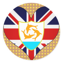 I Love Anguilla Sticker