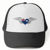 I Love Anguilla -wings Hat