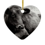 I love Angus Beef Cow Christmas Tree Ornaments